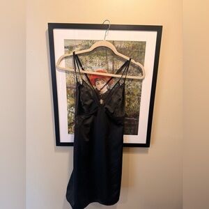 Elegant Black Lace Slip or night wear